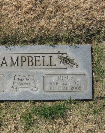 Campbell, Joyce gravesite