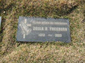 Freeborn, Zella B. gravesite