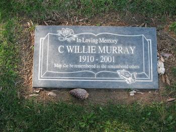 Murray, C. Willie gravesite