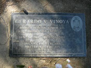 Vinoya, Gerardo V. gravesite