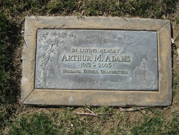 Adams, Arthur M. gravesite