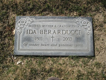 Berarducci, Ida gravesite
