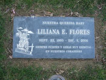 Flores, Liliana E. gravesite