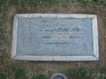 Gibson,   Akeisha Lashawn gravesite