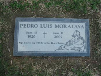 Morataya, Pedro Luis gravesite