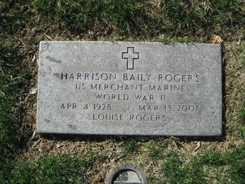Rogers, Harrison Baily gravesite
