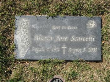 Scarcelli, Maria Jose gravesite