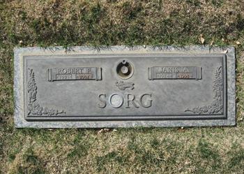 Sorg, Robert Fosdick gravesite