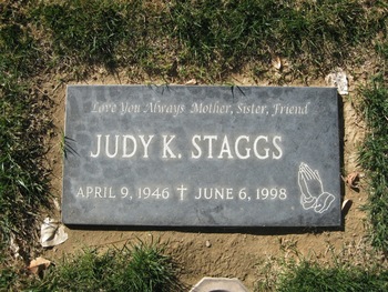 Staggs, Judy K. gravesite