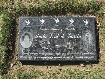de Garcia, Anita Leal gravesite