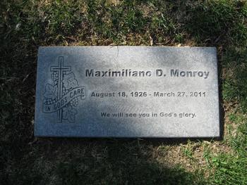 Monroy, Maximiliano D. gravesite