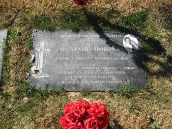 Morones, Maria gravesite