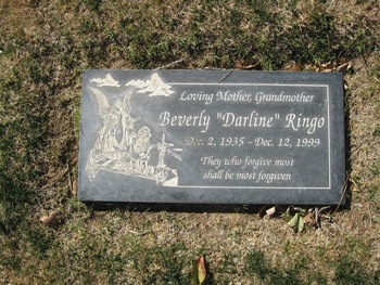 Ringo, Beverly Darline gravesite