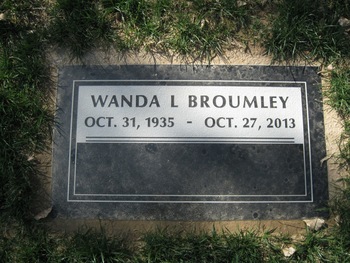 Broumley, Wanda L. gravesite
