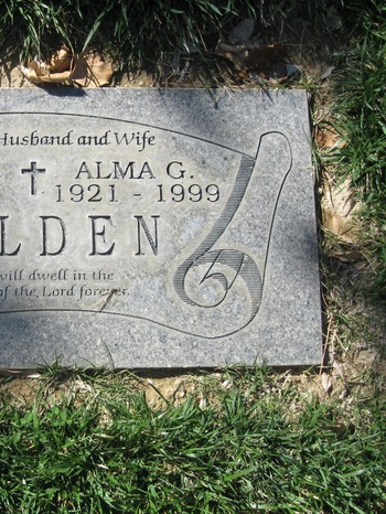 Holden, Alma G. gravesite