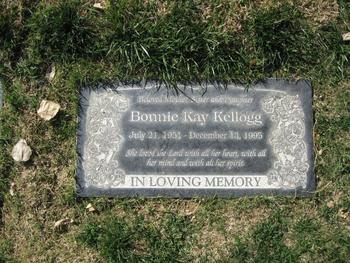 Kellogg, Bonnie Kay gravesite