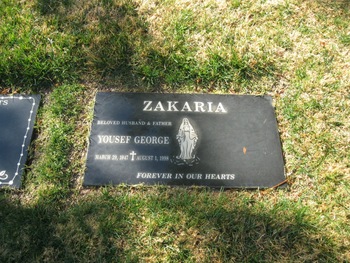 Zakaria, Yousef George gravesite