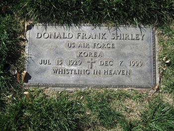 Shirley, Donald Frank gravesite