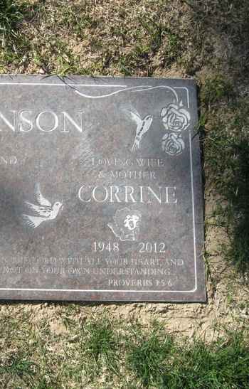 Swanson, Corrine gravesite