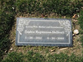Shillcutt, Sophia gravesite