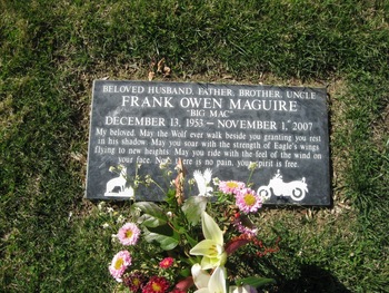 Maguire, Frank owen gravesite