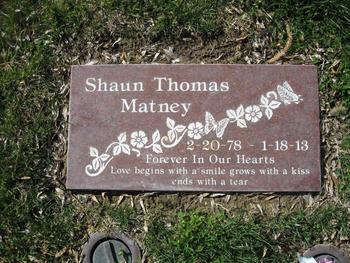 Matney, Shaun Thomas gravesite