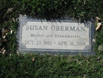 Oberman, Susan gravesite