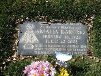 Ramirez, Amalia gravesite