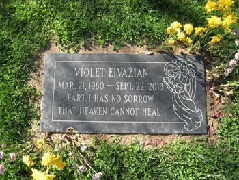 Eivazian, Violet gravesite