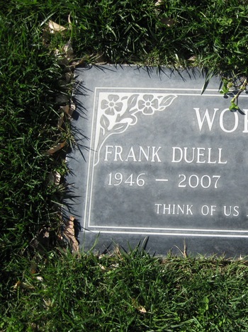Word, Frank 'Duell' gravesite