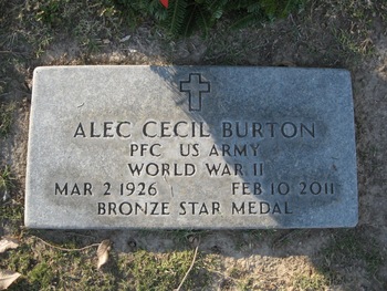 Burton, Alec Cecil gravesite
