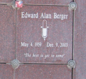 Berger, Edward Alan gravesite
