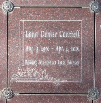 Cantrell, Lana Denise gravesite