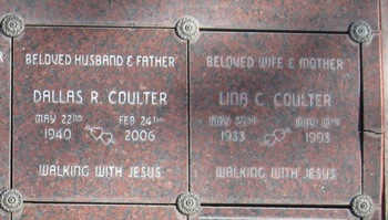 Coulter, Dallas R. gravesite