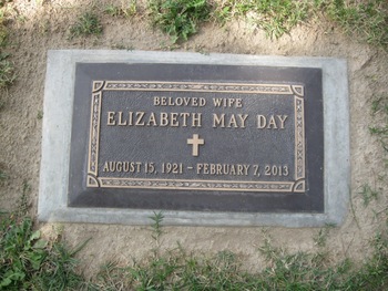 Day, Elizabeth May gravesite