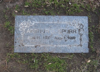 Spurr, Arthur G. gravesite