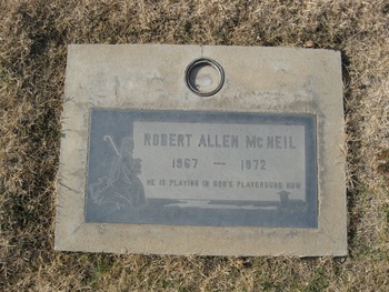 McNeil, Robert Allen gravesite