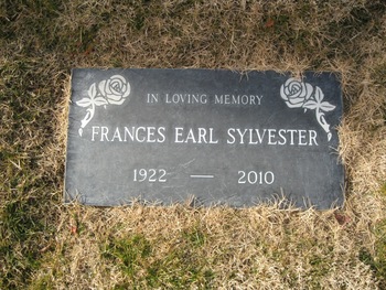 Sylvester, Frances Earl gravesite