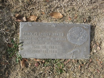 Arnold, Nicholas Andrew gravesite