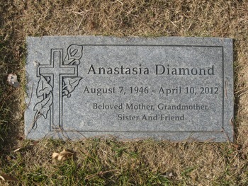 Diamond, Anastasia gravesite