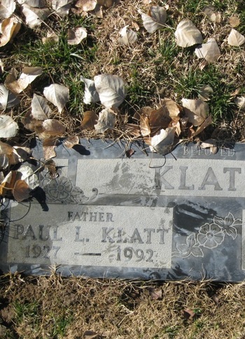 Klatt, Paul Louis gravesite