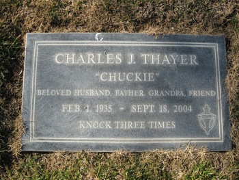 Thayer, Charles J. ('Chuckie') gravesite