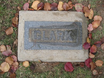 Cushman, Clark gravesite