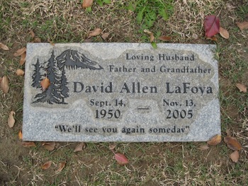 LaFoya, David Allen gravesite