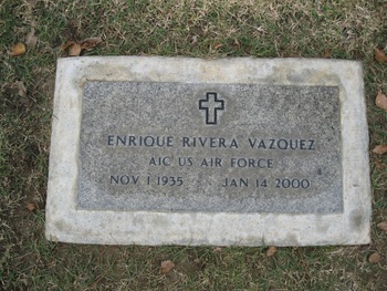 Vazquez, Enrique Rivera gravesite