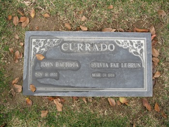 Currado, John Battista gravesite