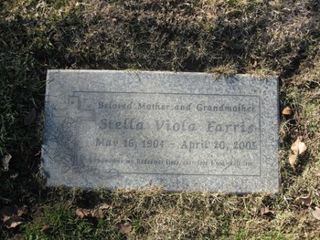Farris, Stella Viola gravesite