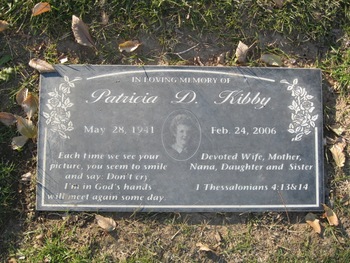 Kibby,   Patricia Deanne gravesite