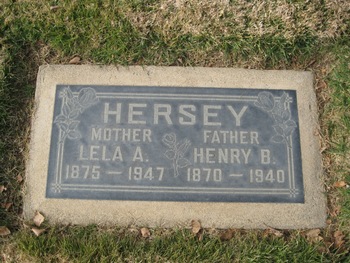 Hersey, Lela Agusta gravesite