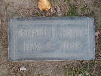 Foote, George Henry gravesite
